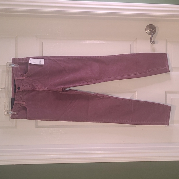NWT J Brand Alana Madame High Rise Crop Skinny Corduroy Pants Size 26 - Picture 2 of 10